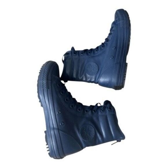 Converse CT Hi Rise Boot Night Time Navy Women Shoes Size 6 Fleece Lined - Picture 4 of 12